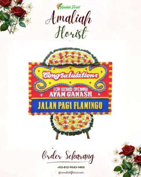 Sewa Papan Bunga Pasar Modern Bsd
